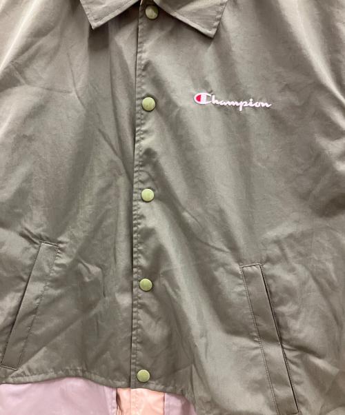 Champion（チャンピオン）Champion (チャンピオン) ナイロンジャケット グリーン サイズ:Mの古着・服飾アイテム