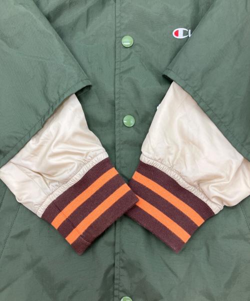 Champion（チャンピオン）Champion (チャンピオン) ナイロンジャケット グリーン サイズ:Mの古着・服飾アイテム