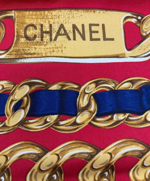 CHANEL（シャネル）CHANEL (シャネル) CHANEL　スカーフ レッドの古着・服飾アイテム