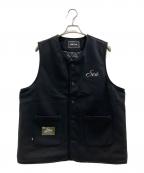 WIND AND SEA×JOHNSON WOOLEN MILLSウィンダンシー×ジョンソンウーレンミルズ）の古着「ベスト」｜ブラック