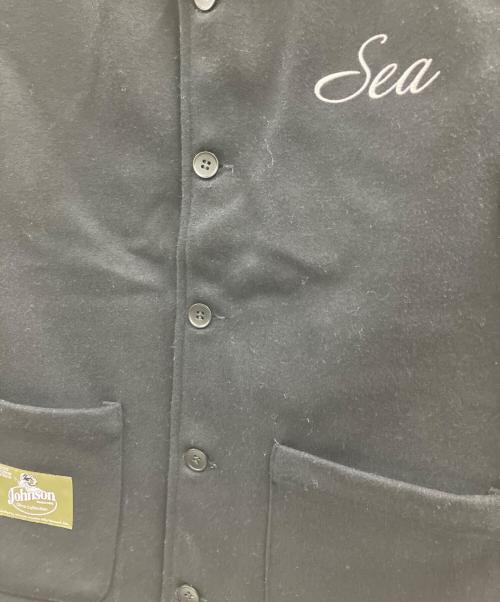 WIND AND SEA（ウィンダンシー）WIND AND SEA (ウィンダンシー) Johnson Woolen Mills (ジョンソンウーレンミルズ) ベスト ブラック サイズ:XLの古着・服飾アイテム
