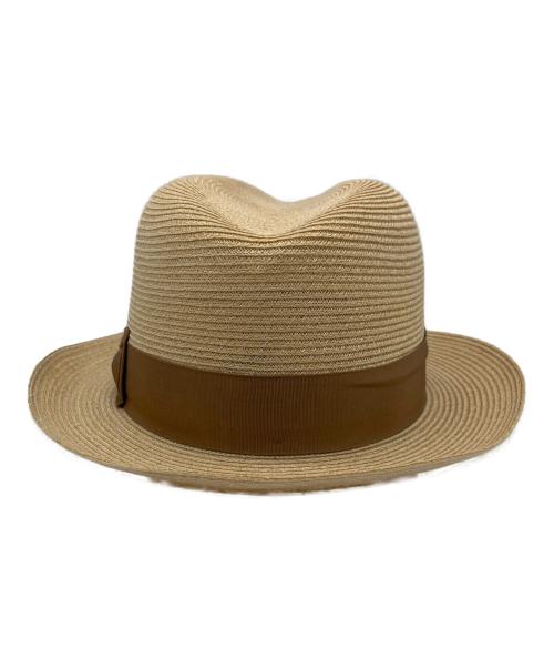 BROOKS BROTHERS（ブルックスブラザーズ）BROOKS BROTHERS (ブルックスブラザーズ) BILTMORE HATS (ビルトモアハット) BROOKS BROTHERS 	BILTMORE HATS 中折れストローハット ナチュラルの古着・服飾アイテム