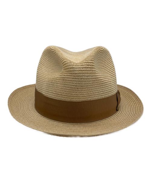 BROOKS BROTHERS（ブルックスブラザーズ）BROOKS BROTHERS (ブルックスブラザーズ) BILTMORE HATS (ビルトモアハット) BROOKS BROTHERS 	BILTMORE HATS 中折れストローハット ナチュラルの古着・服飾アイテム
