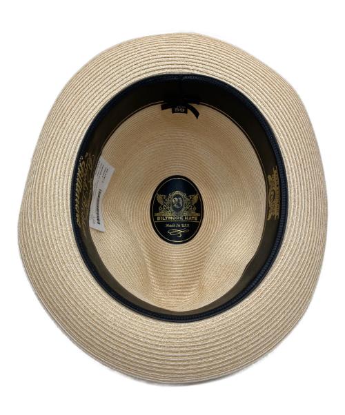 BROOKS BROTHERS（ブルックスブラザーズ）BROOKS BROTHERS (ブルックスブラザーズ) BILTMORE HATS (ビルトモアハット) BROOKS BROTHERS 	BILTMORE HATS 中折れストローハット ナチュラルの古着・服飾アイテム