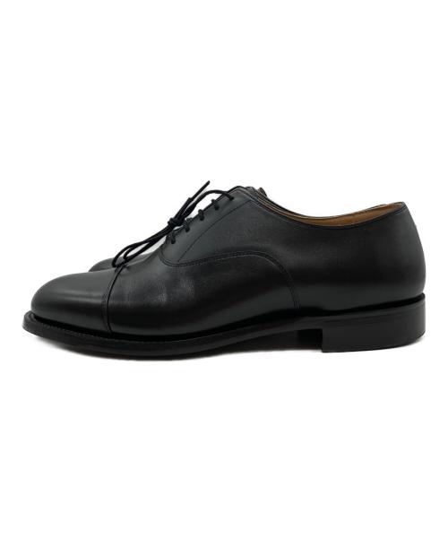 SCOTCH GRAIN（スコッチグレイン）SCOTCH GRAIN (スコッチグレイン) ストレートチップシューズ ブラック サイズ:24.5の古着・服飾アイテム