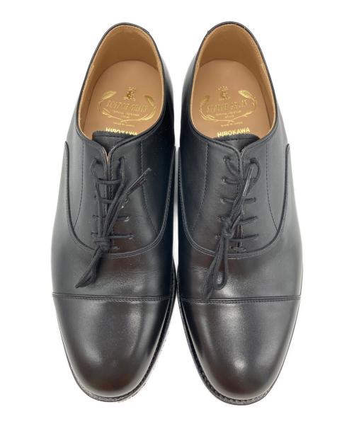 SCOTCH GRAIN（スコッチグレイン）SCOTCH GRAIN (スコッチグレイン) ストレートチップシューズ ブラック サイズ:24.5の古着・服飾アイテム