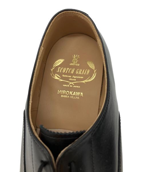 SCOTCH GRAIN（スコッチグレイン）SCOTCH GRAIN (スコッチグレイン) ストレートチップシューズ ブラック サイズ:24.5の古着・服飾アイテム