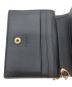 中古・古着 COACH (コーチ) 2つ折り財布 ブラウン×ブラック：5000円