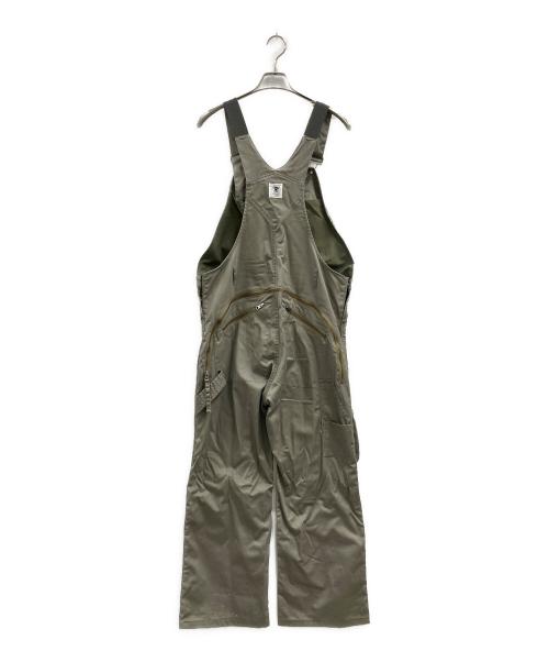 grn（ジーアールエヌ）grn (ジーアールエヌ) grn　オーバーオール グレー サイズ:Mの古着・服飾アイテム