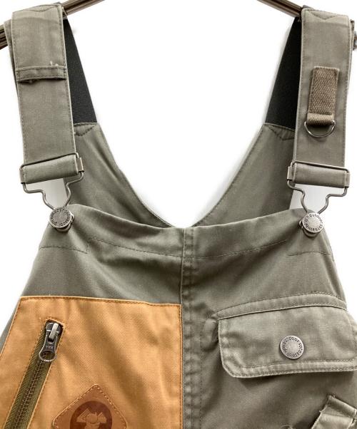 grn（ジーアールエヌ）grn (ジーアールエヌ) grn　オーバーオール グレー サイズ:Mの古着・服飾アイテム