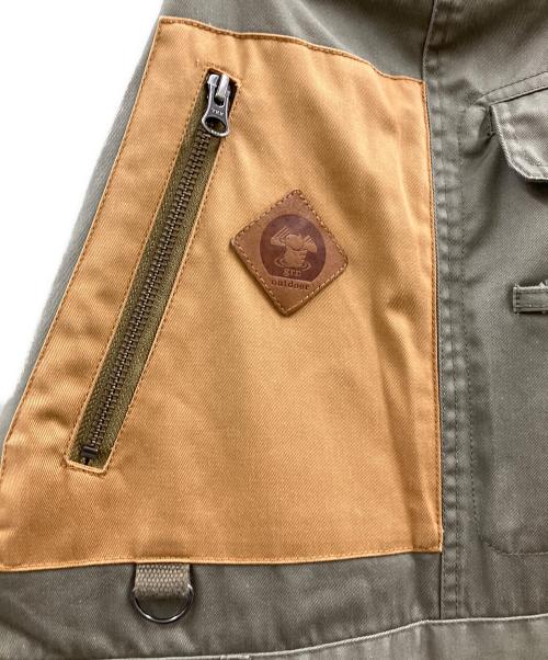 grn（ジーアールエヌ）grn (ジーアールエヌ) grn　オーバーオール グレー サイズ:Mの古着・服飾アイテム