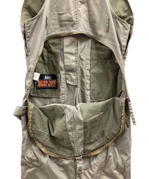 grn（ジーアールエヌ）grn (ジーアールエヌ) grn　オーバーオール グレー サイズ:Mの古着・服飾アイテム