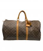LOUIS VUITTONルイ ヴィトン）の古着「LOUIS VUITTON　キーポル55　トラベルバッグ」｜ブラウン