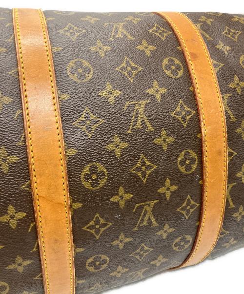 LOUIS VUITTON（ルイ ヴィトン）LOUIS VUITTON (ルイ ヴィトン) LOUIS VUITTON　キーポル55　トラベルバッグ ブラウンの古着・服飾アイテム