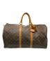 LOUIS VUITTON（ルイ ヴィトン）の古着「LOUIS VUITTON　キーポル55　トラベルバッグ」｜ブラウン