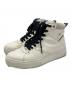 DIESEL（ディーゼル）の古着「DIESEL　ハイカットスニーカー」｜ホワイト×ブラック