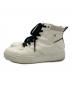 DIESEL (ディーゼル) DIESEL　ハイカットスニーカー ホワイト×ブラック サイズ:25.5ｃｍ：5000円