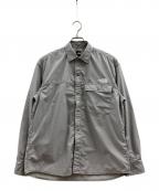THE NORTH FACEザ ノース フェイス）の古着「ロングスリーブヌプシシャツ」｜グレー