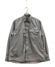 THE NORTH FACE（ザ ノース フェイス）の古着「ロングスリーブヌプシシャツ」｜グレー