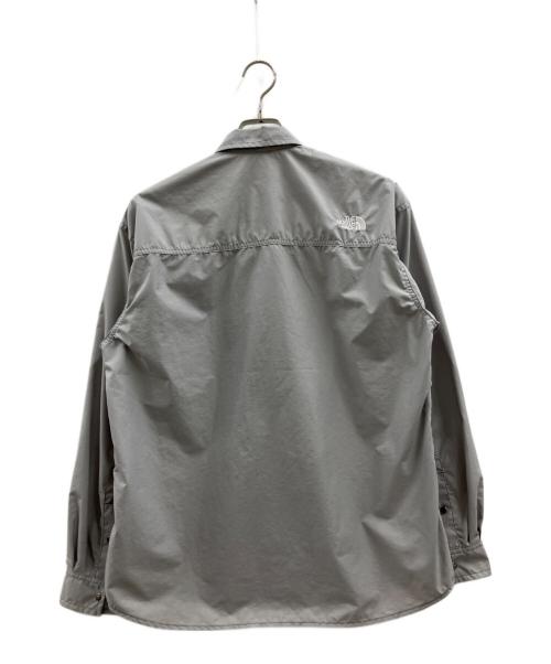 THE NORTH FACE（ザ ノース フェイス）THE NORTH FACE (ザ ノース フェイス) ロングスリーブヌプシシャツ グレー サイズ:Sの古着・服飾アイテム
