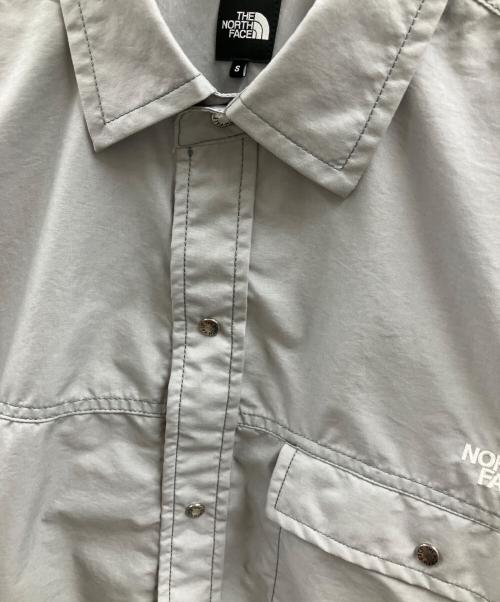 THE NORTH FACE（ザ ノース フェイス）THE NORTH FACE (ザ ノース フェイス) ロングスリーブヌプシシャツ グレー サイズ:Sの古着・服飾アイテム
