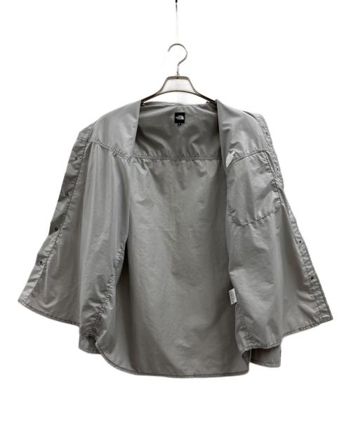 THE NORTH FACE（ザ ノース フェイス）THE NORTH FACE (ザ ノース フェイス) ロングスリーブヌプシシャツ グレー サイズ:Sの古着・服飾アイテム