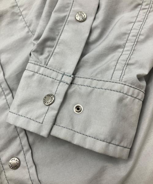 THE NORTH FACE（ザ ノース フェイス）THE NORTH FACE (ザ ノース フェイス) ロングスリーブヌプシシャツ グレー サイズ:Sの古着・服飾アイテム