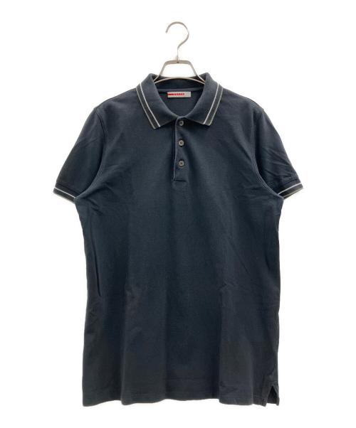 PRADA SPORTS（プラダスポーツ）PRADA SPORTS (プラダスポーツ) ポロシャツ ブラック サイズ:Sの古着・服飾アイテム