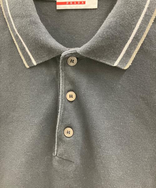PRADA SPORTS（プラダスポーツ）PRADA SPORTS (プラダスポーツ) ポロシャツ ブラック サイズ:Sの古着・服飾アイテム