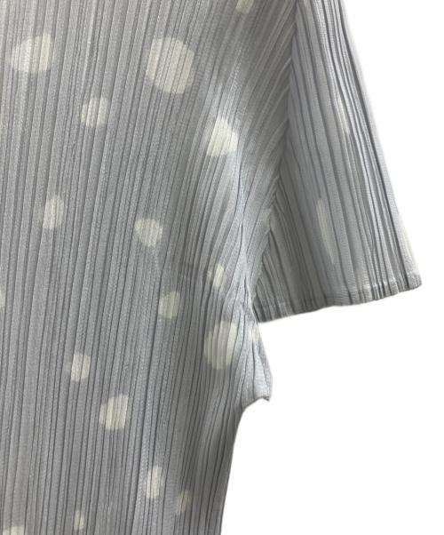 PLEATS PLEASE（プリーツプリーズ）PLEATS PLEASE (プリーツプリーズ) ノースリーブ・キャミソールワンピース グレー サイズ:4の古着・服飾アイテム