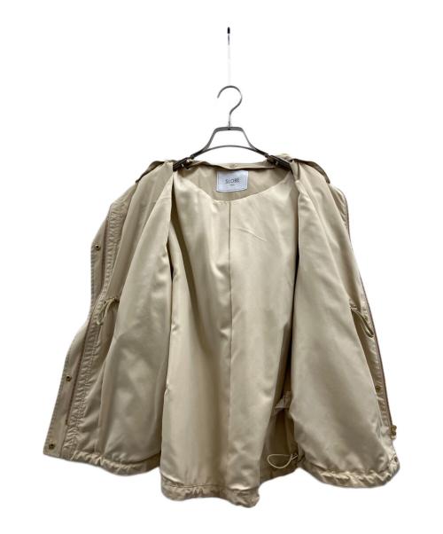 SLOBE IENA（スローブ イエナ）SLOBE IENA (スローブ イエナ) フーデッドジャケット ベージュ サイズ:38の古着・服飾アイテム