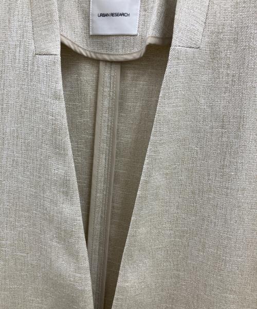 URBAN RESEARCH（アーバンリサーチ）URBAN RESEARCH (アーバンリサーチ) リネンライクジャケット ベージュ サイズ:FREEの古着・服飾アイテム