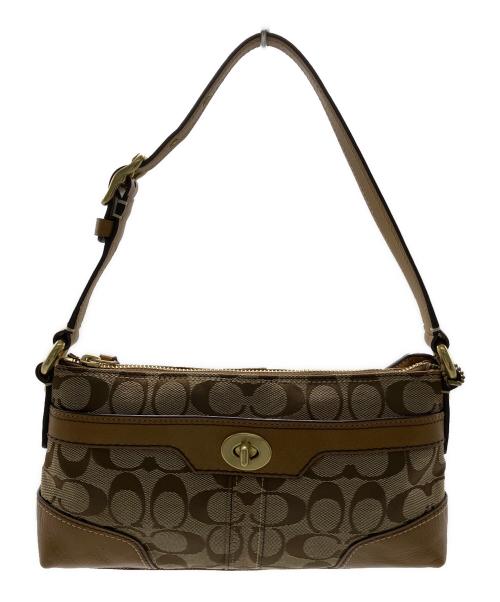 COACH（コーチ）COACH (コーチ) COACH　ワンショルダーバッグ ベージュの古着・服飾アイテム