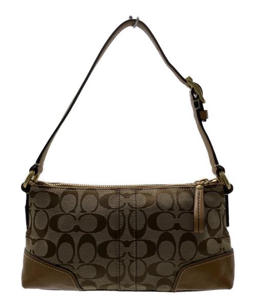 COACH（コーチ）COACH (コーチ) COACH　ワンショルダーバッグ ベージュの古着・服飾アイテム