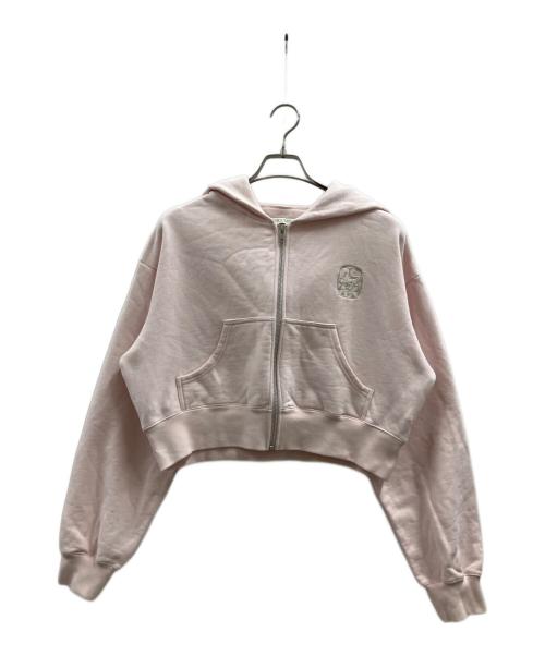 Sea Room lynn（シールームリン）Sea Room Lynn (シールームリン) Brushed Cotton Pony Zipフーディー ピンク サイズ:FREEの古着・服飾アイテム