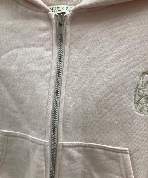 Sea Room lynn（シールームリン）Sea Room Lynn (シールームリン) Brushed Cotton Pony Zipフーディー ピンク サイズ:FREEの古着・服飾アイテム