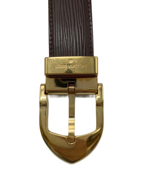 LOUIS VUITTON（ルイ ヴィトン）LOUIS VUITTON (ルイ ヴィトン) サンチュールベルト エピ ブラウン サイズ:100/40の古着・服飾アイテム