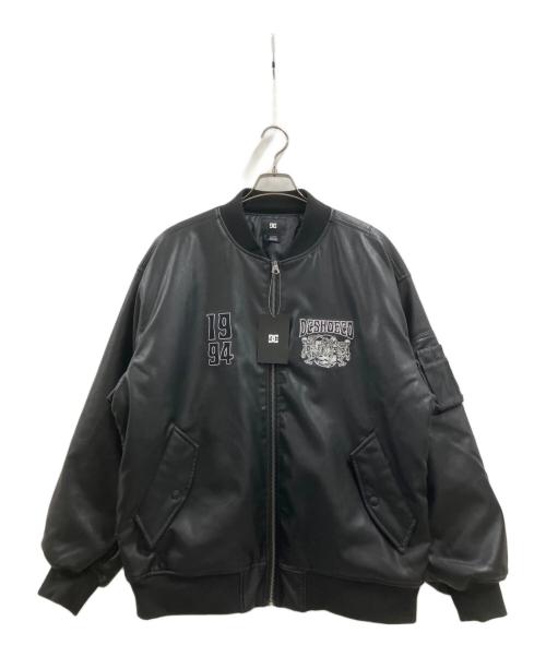 DC SHOE（ディーシーシュー）DC SHOE (ディーシーシュー) 25 FLIGHT JACKET ブラック サイズ:Lの古着・服飾アイテム