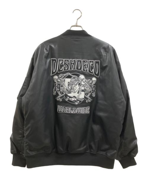 DC SHOE（ディーシーシュー）DC SHOE (ディーシーシュー) 25 FLIGHT JACKET ブラック サイズ:Lの古着・服飾アイテム
