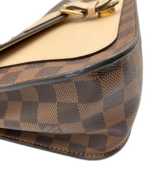 LOUIS VUITTON（ルイ ヴィトン）LOUIS VUITTON (ルイ ヴィトン) ダミエ ボーマルシェ ブラウン×アイボリーの古着・服飾アイテム