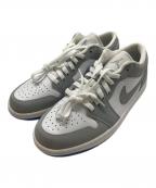NIKEナイキ）の古着「AIR JORDAN 1 LOW」｜ホワイト×グレー