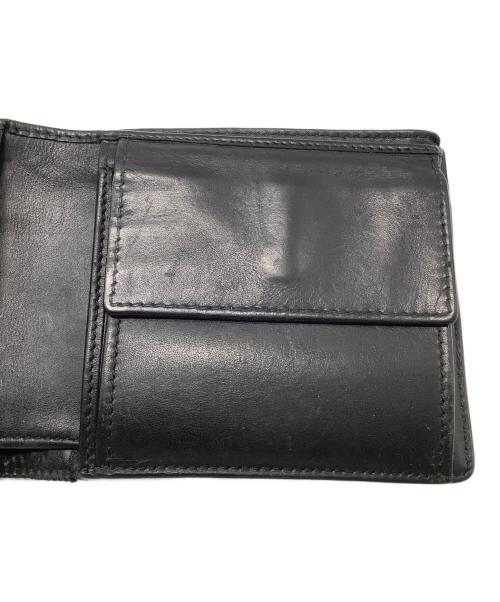 BOTTEGA VENETA（ボッテガベネタ）BOTTEGA VENETA (ボッテガベネタ) BOTTEGA VENETA　2つ折り財布 ブラックの古着・服飾アイテム