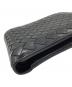 中古・古着 BOTTEGA VENETA (ボッテガベネタ) BOTTEGA VENETA　2つ折り財布 ブラック：5000円
