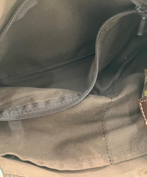 russet（ラシット）russet (ラシット) russet　ショルダーバッグ ネイビー×ブラウンの古着・服飾アイテム