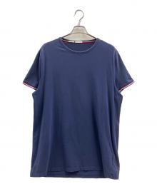 MONCLER（モンクレール）の古着「半袖Tシャツ」｜ネイビー