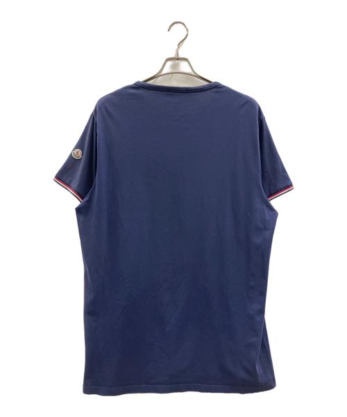 MONCLER（モンクレール）MONCLER (モンクレール) 半袖Tシャツ ネイビー サイズ:XXLの古着・服飾アイテム