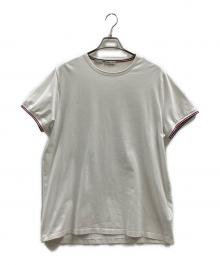 MONCLER（モンクレール）の古着「MONCLER　半袖Tシャツ」｜ホワイト