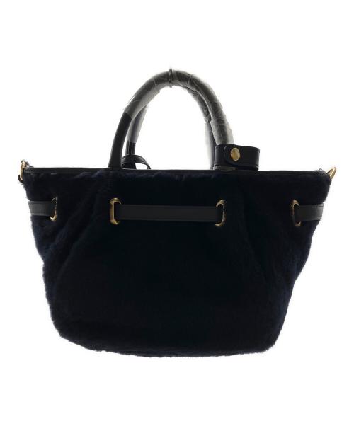 Pelley Lusso（ペレリールッソ）Pelley Lusso (ペレリールッソ) 2WAYバッグ ネイビーの古着・服飾アイテム