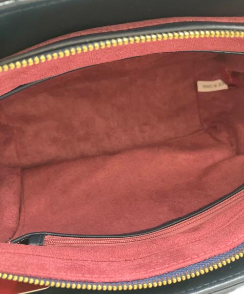 Pelley Lusso（ペレリールッソ）Pelley Lusso (ペレリールッソ) 2WAYバッグ ネイビーの古着・服飾アイテム
