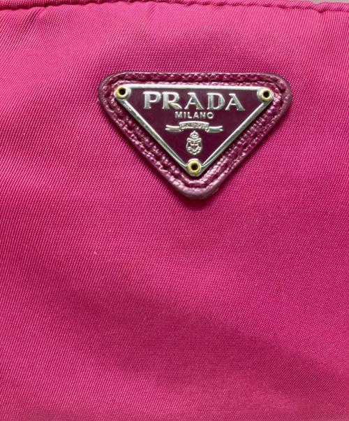PRADA（プラダ）PRADA (プラダ) PRADA　ポーチ ショッキングピンクの古着・服飾アイテム